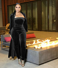 Load image into Gallery viewer, Sexy tube top jumpsuit two-piece jacket(AY1280)