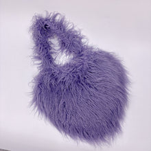 Load image into Gallery viewer, Personalized heart-shaped plush shoulder bag AB2142
