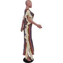 Load image into Gallery viewer, Ruffle knit split long skirt AY3069
