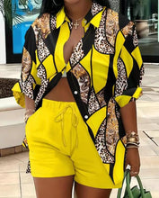 Load image into Gallery viewer, Fashion printed temperament commuting two-piece set AY3058
