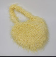 Load image into Gallery viewer, Personalized heart-shaped plush shoulder bag AB2142
