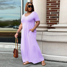 Load image into Gallery viewer, Hot selling solid color oversized dress AY2789
