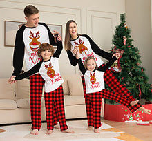 Load image into Gallery viewer, Christmas parent-child holiday home clothing and pajama set AY3296
