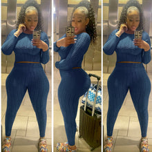 Load image into Gallery viewer, New solid round neck two-piece set（AY2500）
