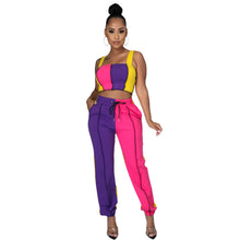 Load image into Gallery viewer, New color matching suit（FM2103)
