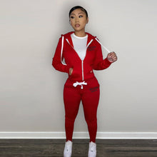 Load image into Gallery viewer, Plush sweater sports casual two-piece suit(AY2486)
