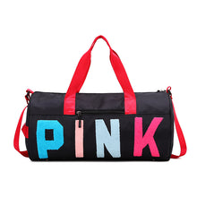 Load image into Gallery viewer, PINK color-blocking shoulder bag (normal product, non-brand)
