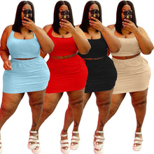 Load image into Gallery viewer, Fashion leisure two-piece Plus suit AY1061
