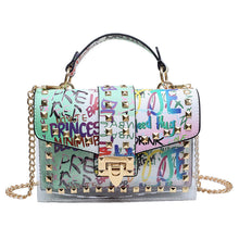 Load image into Gallery viewer, Graffiti transparent jelly bag（AB2054）
