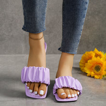 Load image into Gallery viewer, Flat-bottomed square-headed sandals HPSD257

