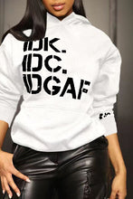Load image into Gallery viewer, Printed hooded casual loose sweater AY2554
