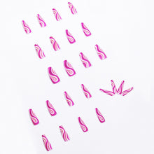 Load image into Gallery viewer, Hot selling colorful corrugated fake nail patch
