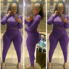 Load image into Gallery viewer, New solid round neck two-piece set（AY2500）
