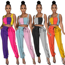 Load image into Gallery viewer, New color matching suit（FM2103)

