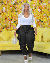 Load image into Gallery viewer, Solid color casual trousers with wooden ear edge AY2647
