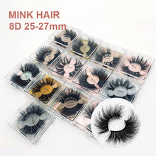 Load image into Gallery viewer, Fluffy eyelashes 8D 25mm mink eyelashes AH5002
