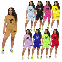 Load image into Gallery viewer, PINK sports shorts suit AY1040
