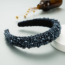 Load image into Gallery viewer, Hand Beaded Crystal Headband（AE4101）
