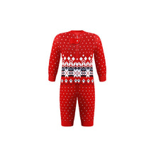 Load image into Gallery viewer, Christmas wave dot snowflake parent set
