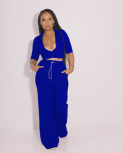 Load image into Gallery viewer, Solid color zipper long-sleeved trousers casual suit（AY1304)
