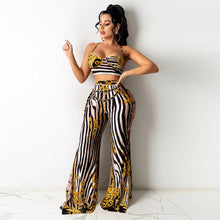 Load image into Gallery viewer, New suspender hollow leg pants suit AY1104
